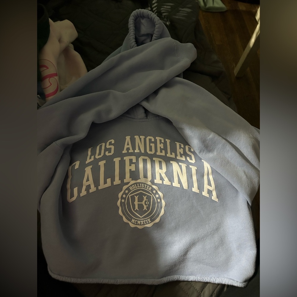 Hollister cropped hoodie